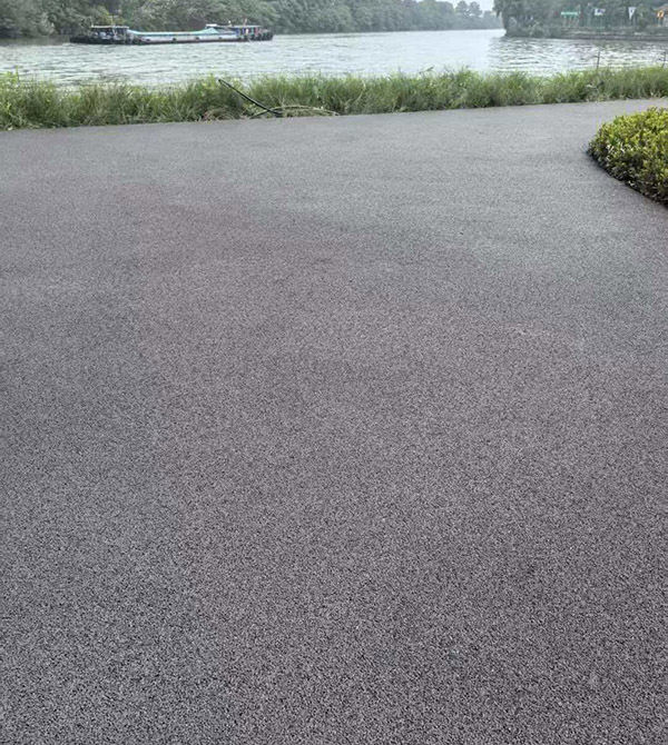 大運河國家文化公園塘棲段彩色透水混凝土